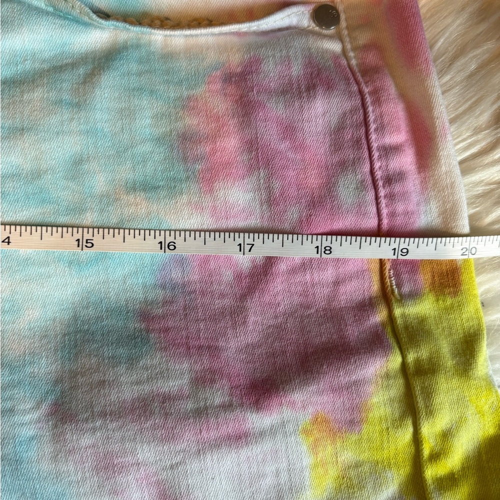 Judy blue colorful Tie-Dye Women's Shorts - Picture 8 of 10